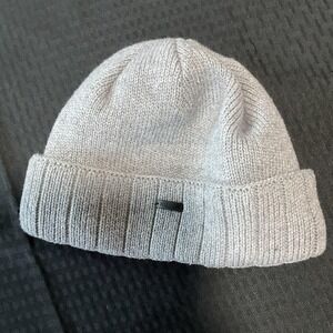 IGLOOS Hat Beanie One Size Gray Knit Fleece Lined Thermal Winter Cuffed